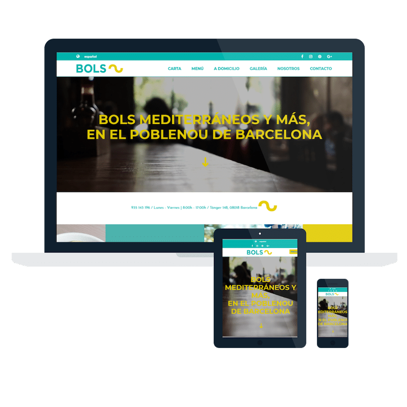 Página web Bols Barcelona